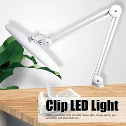 LED Folding Clamp-on Table Lamp Reading Desk Lamp Video Light Swing Arm Desk Lamp Beauty Salon Makeup Live Streaming Home Office