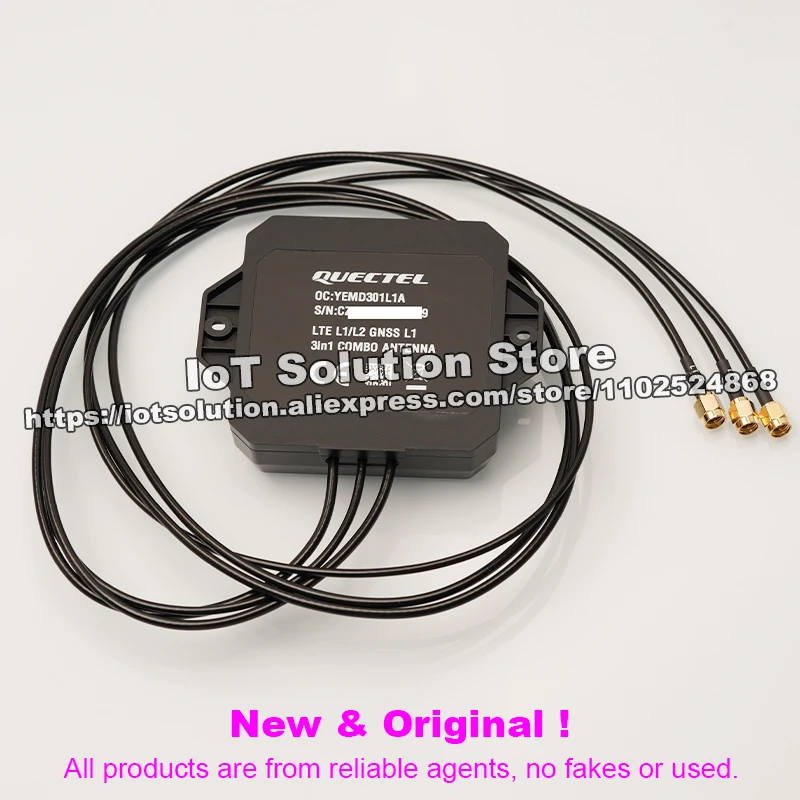 Antena combinada 3 em 1 Quectel YEMD301L1A 4G/GNSS