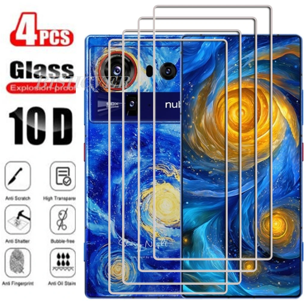 

4PCS Tempered Glass FOR ZTE Nubia Z80 Ultra 6.85" NubiaZ80Ultra NubiaZ80 Z80Ultra Screen Protector Protective Film