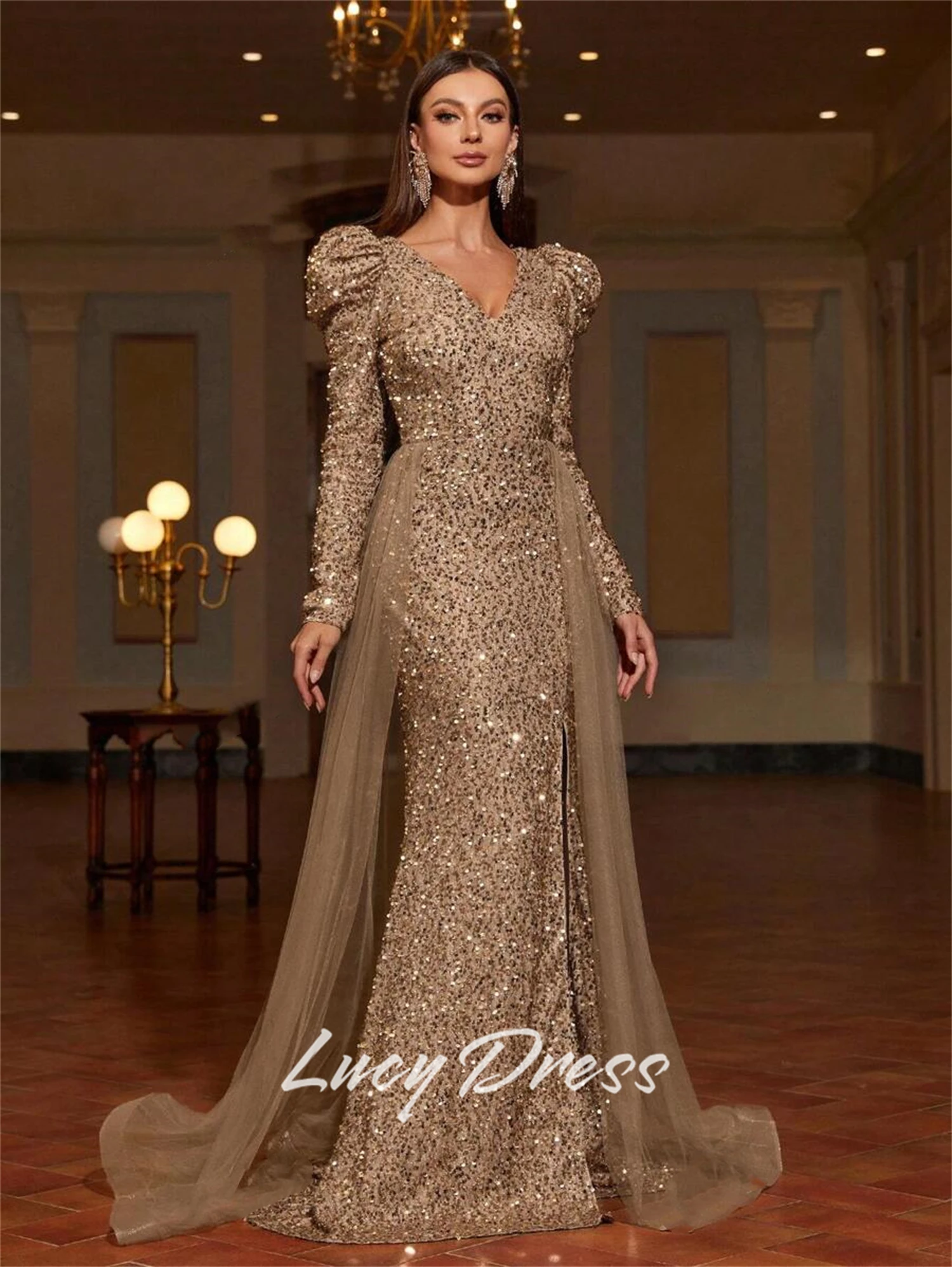 Lucy Aangepaste Avondjurken Vrouw Elegante Feestjurken 2025 Vrouw Speciale Gelegenheidsjurk Zeemeermin Galajurken Feestjurk