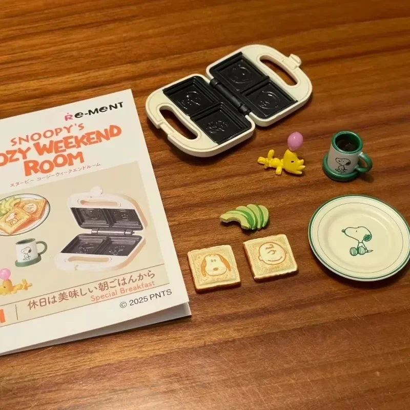 

In Stock Genuine Re-Ment Snoopy'S Cozy Weekend Room Miniature Scene Series Blind Box Trend Toy Collection Girl Birthday Gift