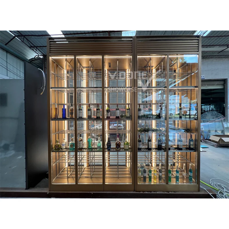 

Customize.Commercial Wine Cooler Wine Bar Cabinet Custom Constant Temperature Refrigeration Home and Hotel Metal Living