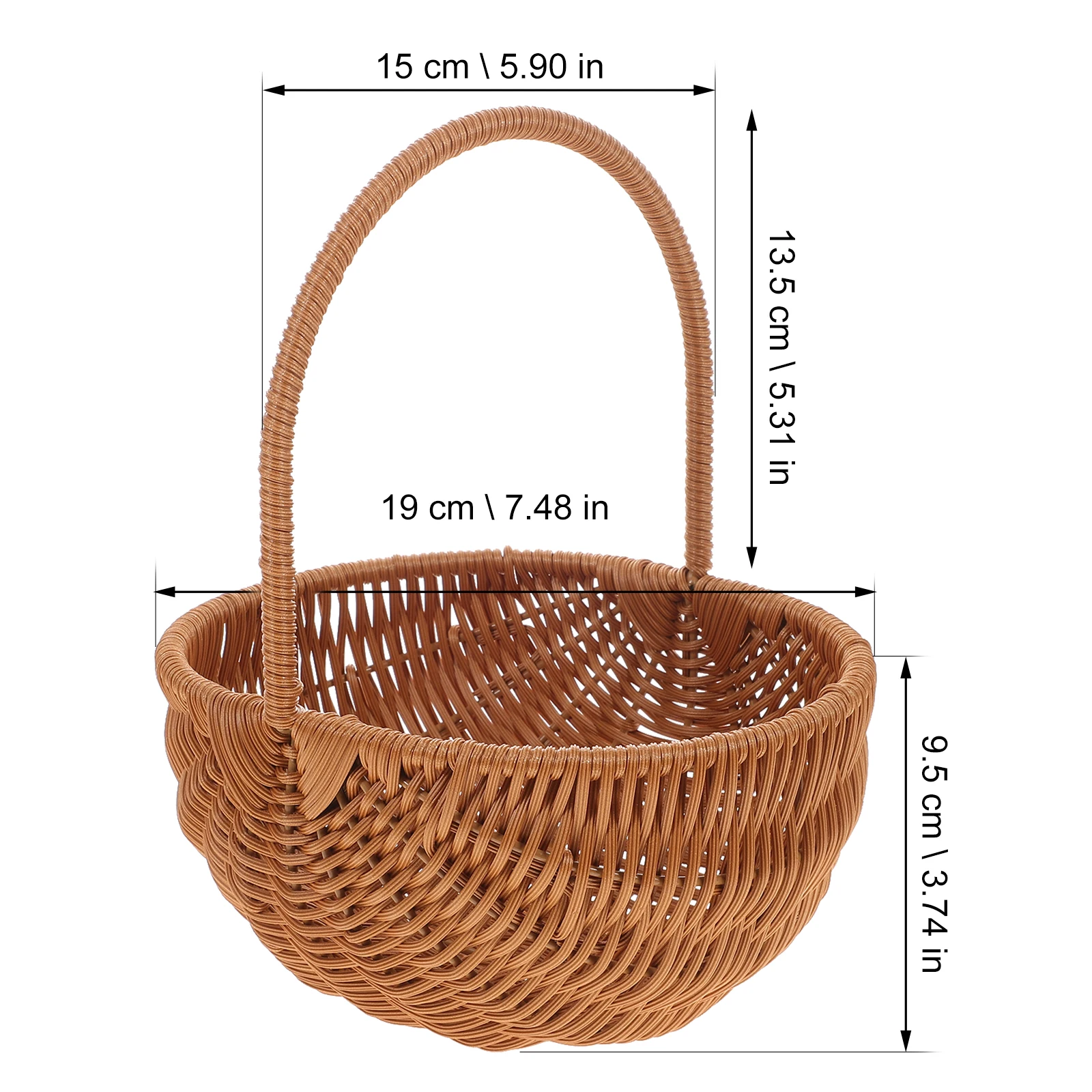 

Woven Mini Easter Mini Basket Storage for Eggs Candy Cookies Home Decoration Kids Party Bulk Baskets Household
