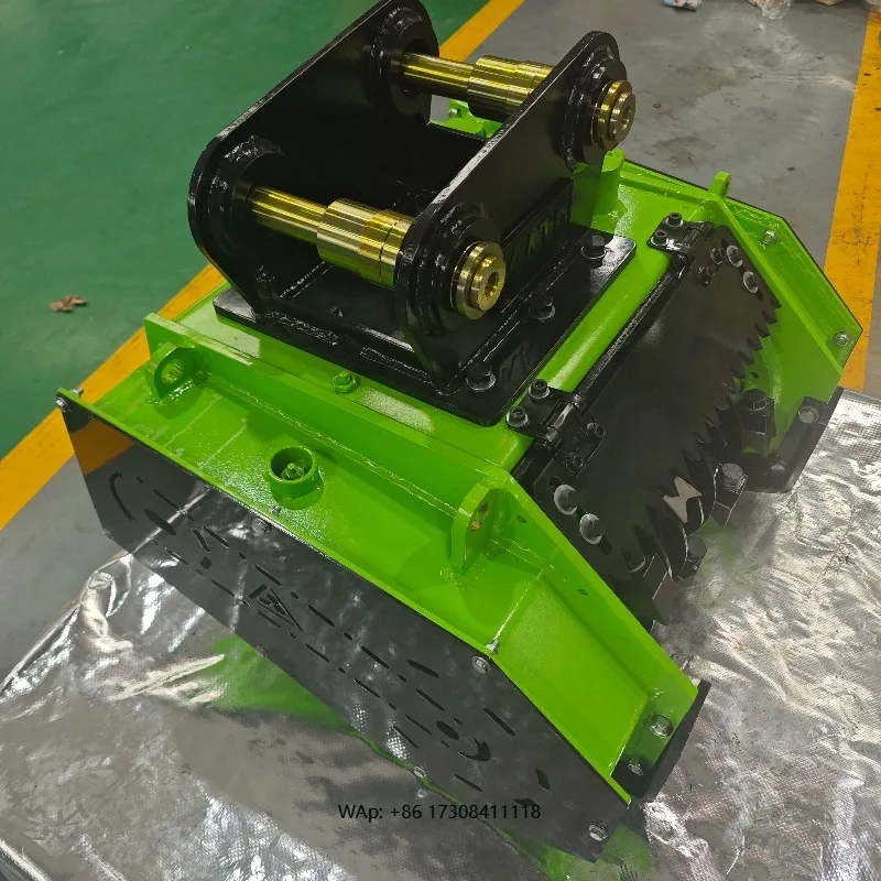 

Excavator Mulcher lawn mower, with bearing core components, machinery for felling trees