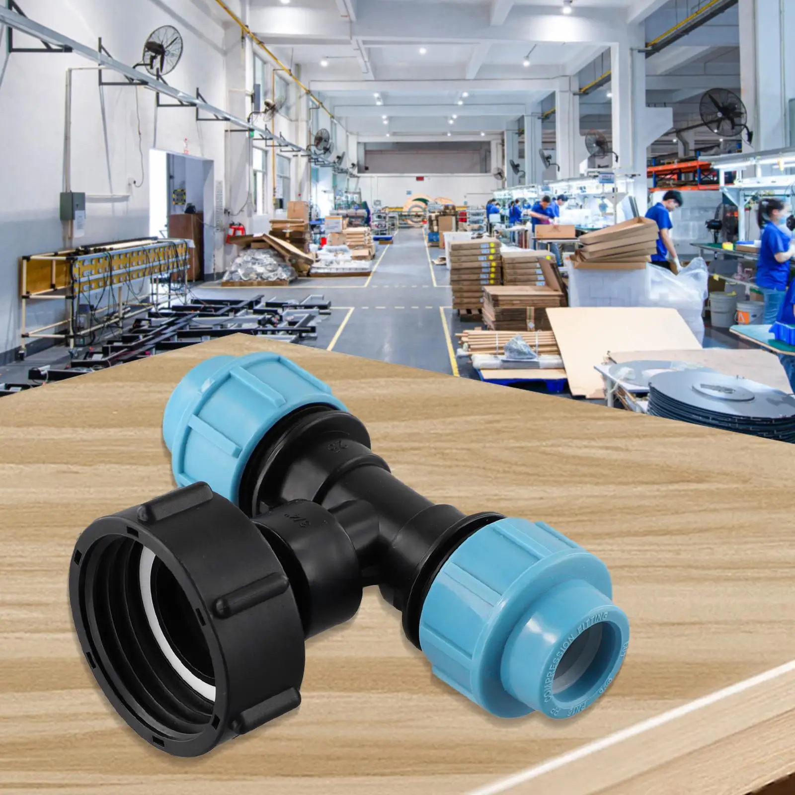 IBC Adapter S60X6 with 60mm Female Thread for Converting to For 20mm 25mm 32mm PE Fittings for Fluid Transport