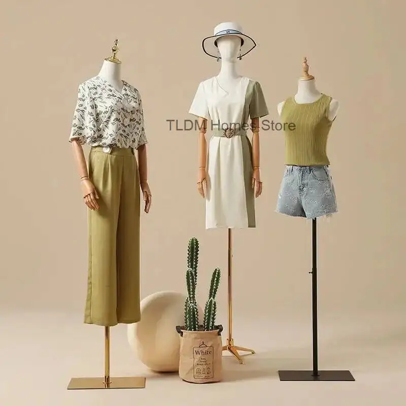 

Clothing Women's adult full Dress body Mannequins Modern Display Female with Iron Mannequins Base Wedding Form Adjustable Rack