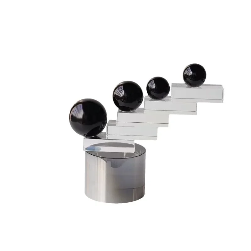 

Modern creative geometric crystal ornament, study office model room, living room crystal ornament decoration