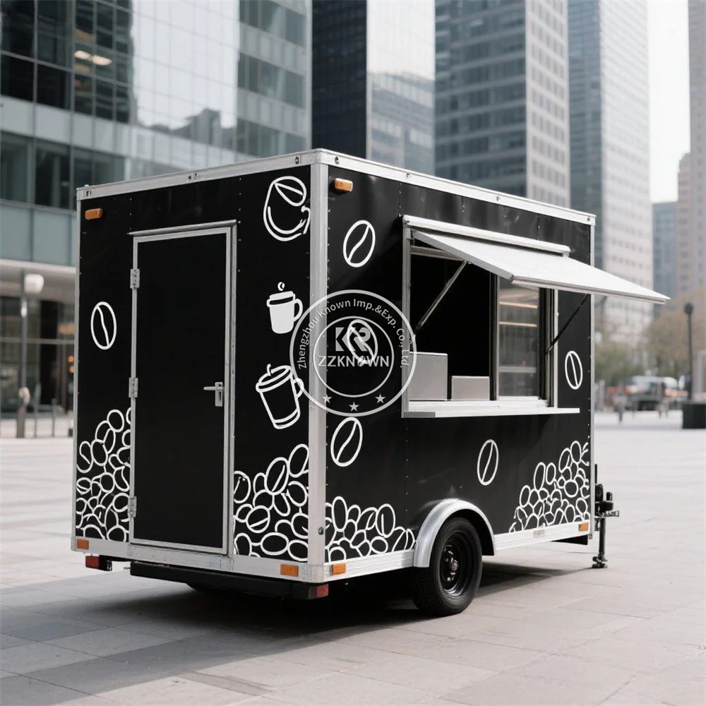 

Мобильный грузовик с едой, полностью оборудованный, нестандартный размер, цветная уличная тележка для хот-догов, концессионный грузовик для фаст-фуда на продажу, США