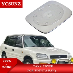 Chrome Fuel Gas Tank Cover Accessories For Toyota Rav4 1996 1997 1998 1999 2000 Rav4 exterior tank covers car Accessories