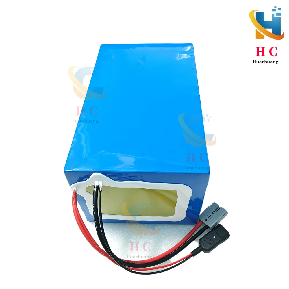 84v 50Ah 30Ah lithium ion battery 100Ah 84V 60Ah 80Ah bluetooth APP BMS for 5000w motorcycle Floor golf cart + 10A charger