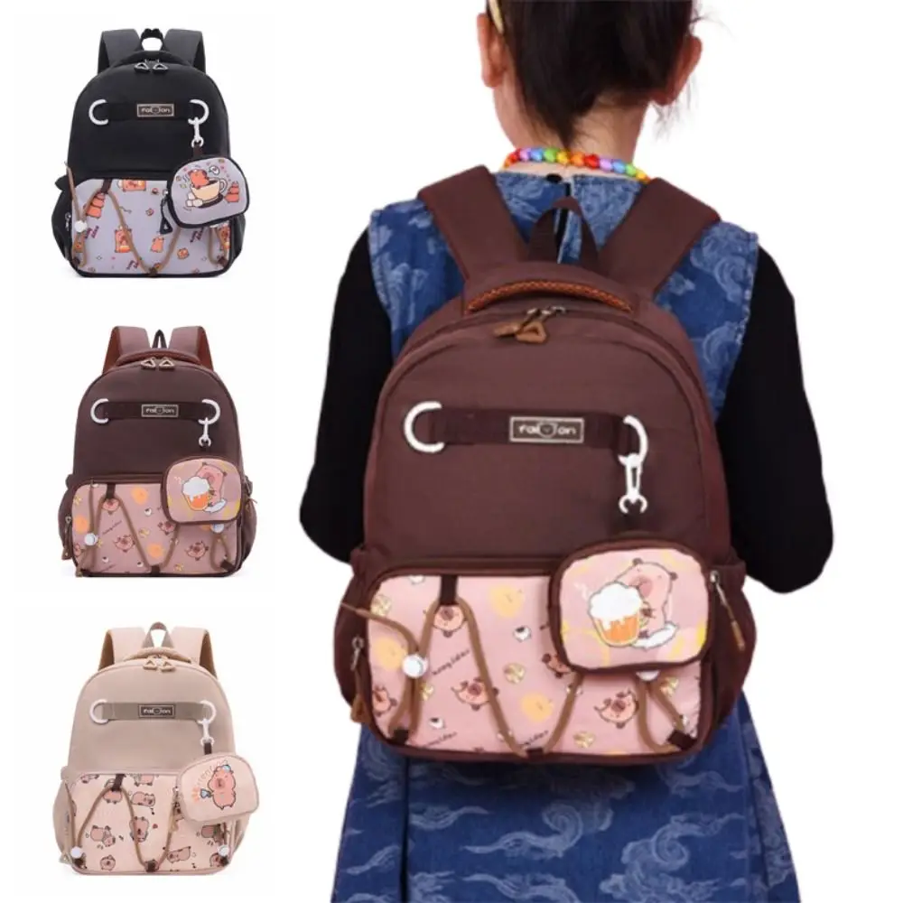 

Large Capacity Cute Kids Backpacks Adjustable Straps Fashionable Double Shoulder Bag Lightweight Zipper Children's Backpacks