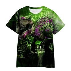 Dinosaur 3D Printed Kids T Shirt For Boys Tees Tops Summer Fashion Cartoon Casual T-shirt Boy Girl Unisex Children's Clothing