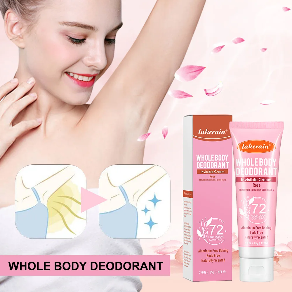 85g Whole Body Deodorant Eliminating Body Odor Under The Armpits, Refreshing and Fragrant