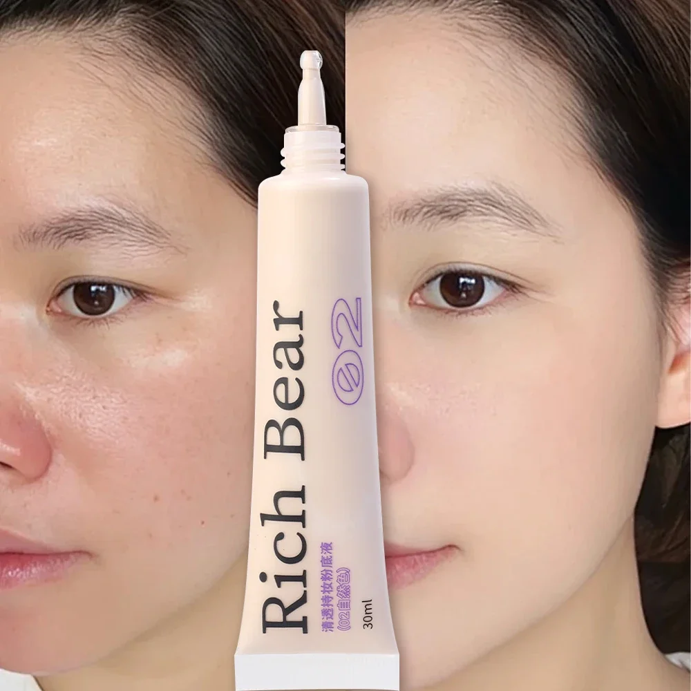 Natural Liquid Foundation Waterproof Brighten Magic BB Cream 3D Face Eyes Dark Circles Scars Acne Cover Foundation Cream Makeup