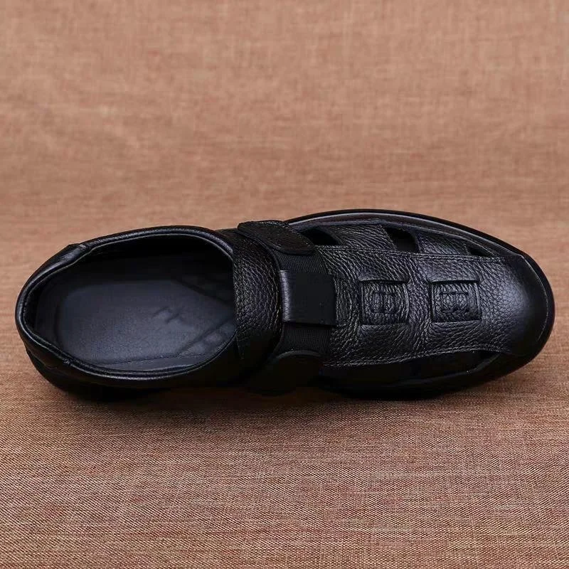 2023 Summer Men Casual Leather Sandals Women Cozy Non-slip Soft Classic Fashion Slippers Sandalias Zapatos Hombre Sneakers Shoes