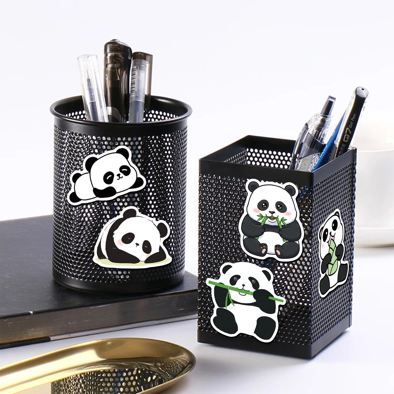 20Pcs/Set Cute Cartoon Panda Soft Magnetic Fridge Stickers Chinese Style National Treasure Animal Decor Refrigerator Magnets DIY