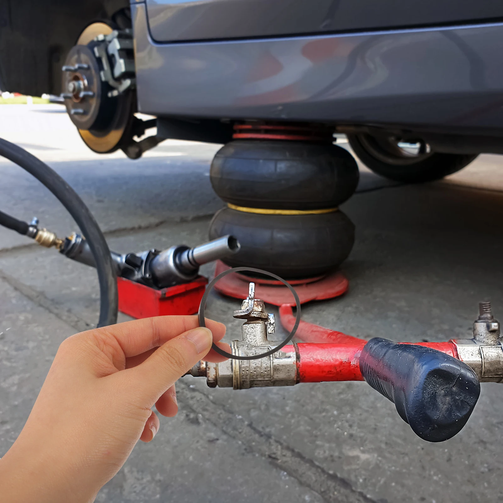 

16PCS 23mm Car Jack Repair Kit Rubber Seals Steel Oil Return Valve Complete Set Floor Hydraulic Tools for Lever