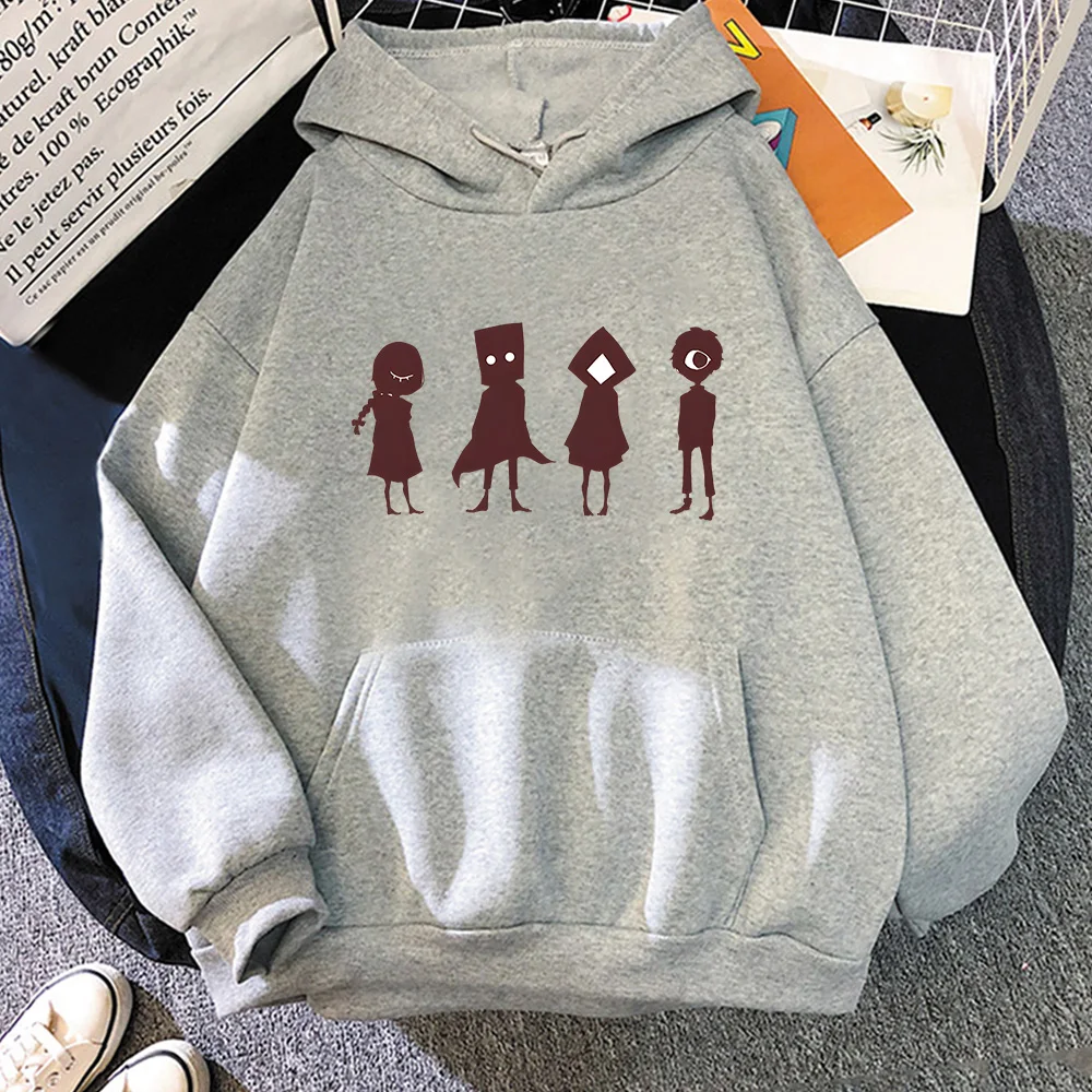 Little Nightmares Characters Printing Graphic Hoodies Men/women Casual Long Sleeve Sweatshirts Autumn Winter Fleece Pullovers