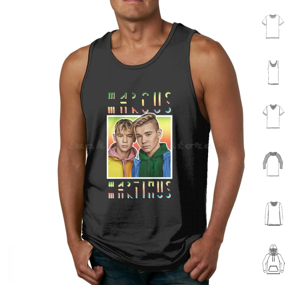 Marcus Tank Tops Print Cotton Marcus Marcus And