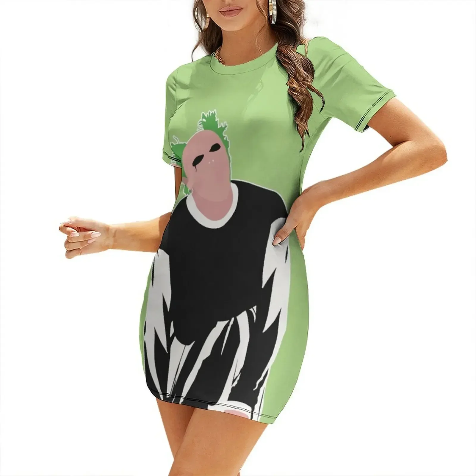 

Keith Flint Short-Sleeved Dress women dresses Summer dresses for women women's evening dress 2026 dresses summer woman 2026