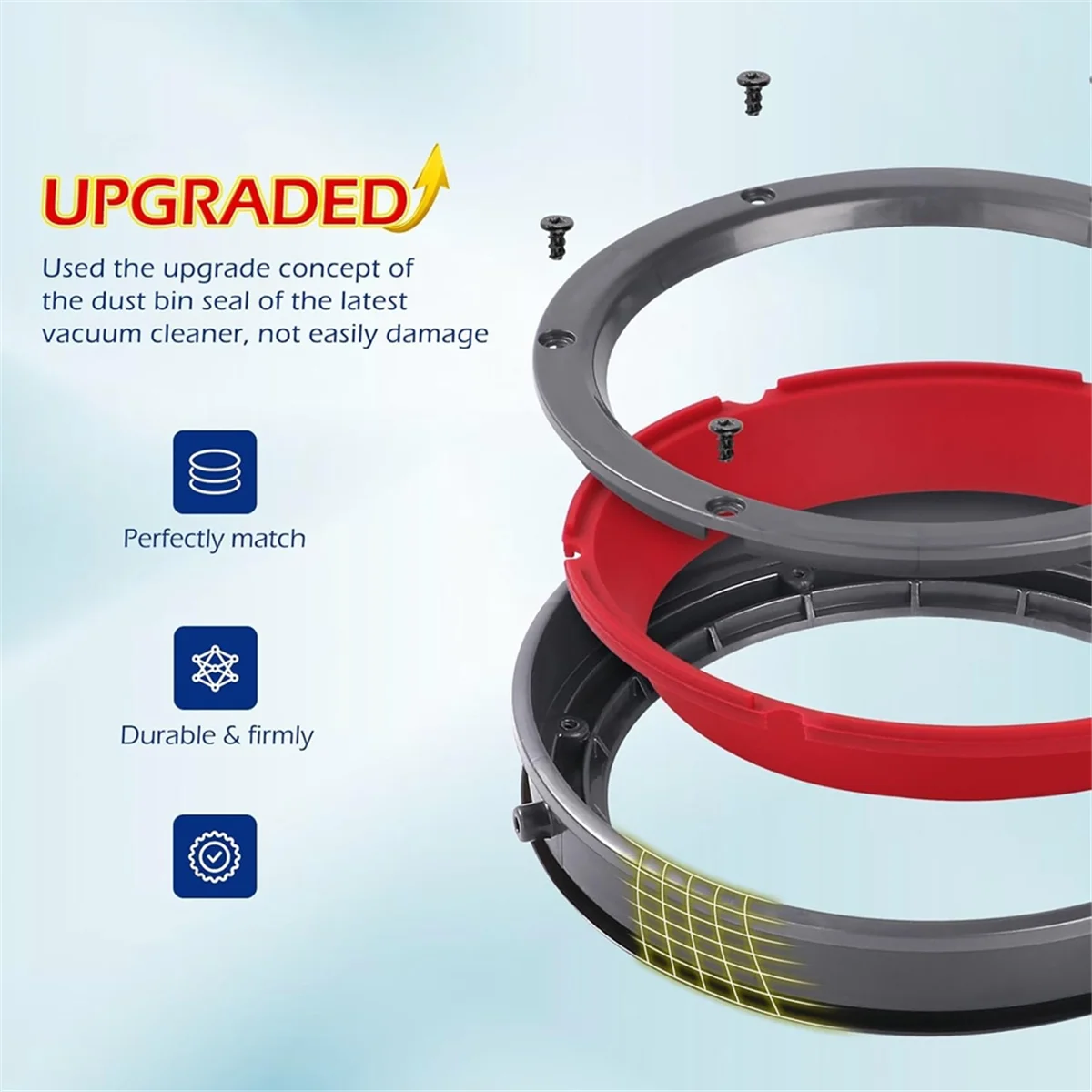 Anillo de sellado de contenedor de polvo para aspiradora Dyson V11 V10 Gen5, anillo de sellado, piezas de repuesto de recipiente de aspiradora