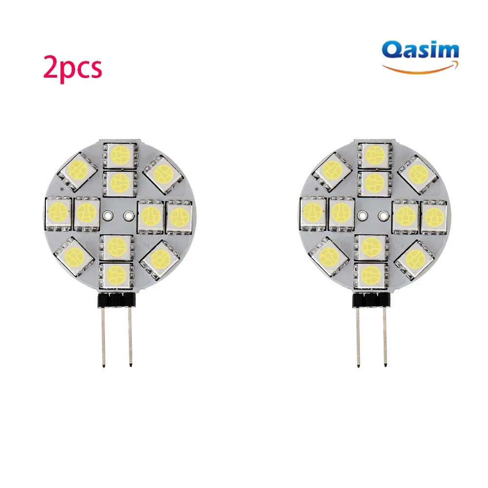 

2pcs G4 Socket 5050 SMD Led Bulb on DC 12V Replace Halogen Bi-pin Lamp LED Bulb 1.2W 1.8W 2.4W Warm Cold Led Lights