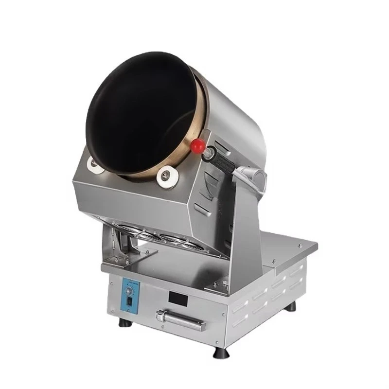 Robot Cooking Drum Vertical Rotating Wok Machine 2 Pots 3 Pots Big Capacity Automatic for Canteen Central Kitchen Custom