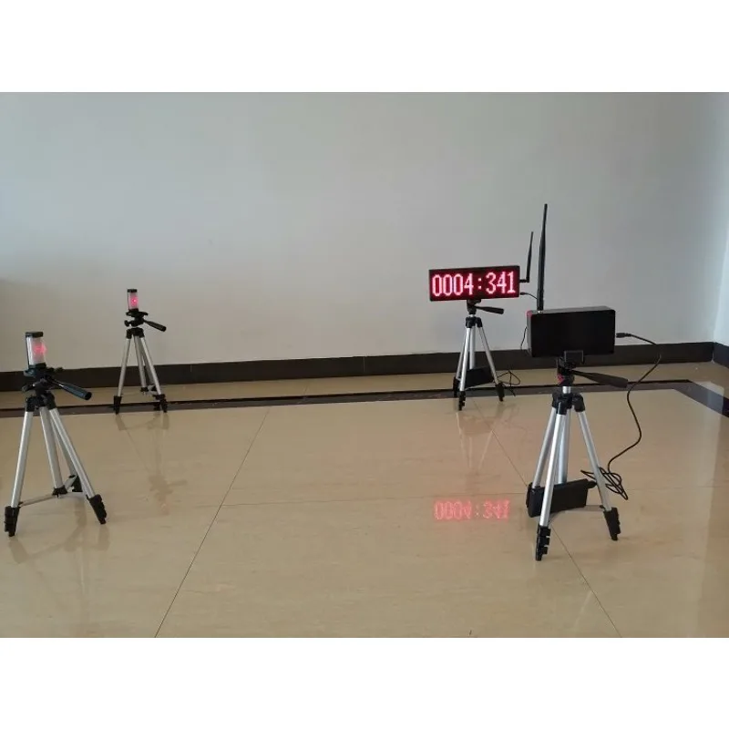 Induction Timer Running Track and Field Gymnasium Laser Roller Skating Speed Pile Gold Card Running Point Finish Training