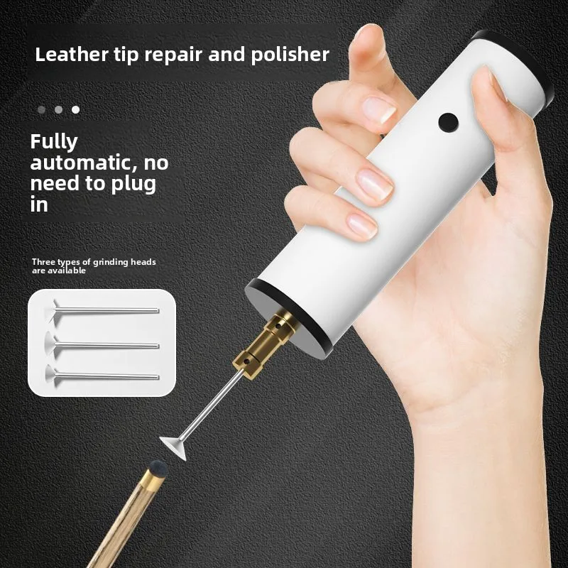 Rechargeable Electric Grinder Billiard Club Head Repairman Pencil Sharpener Polish Arc Rod Repairman Club Head Replacement Tool