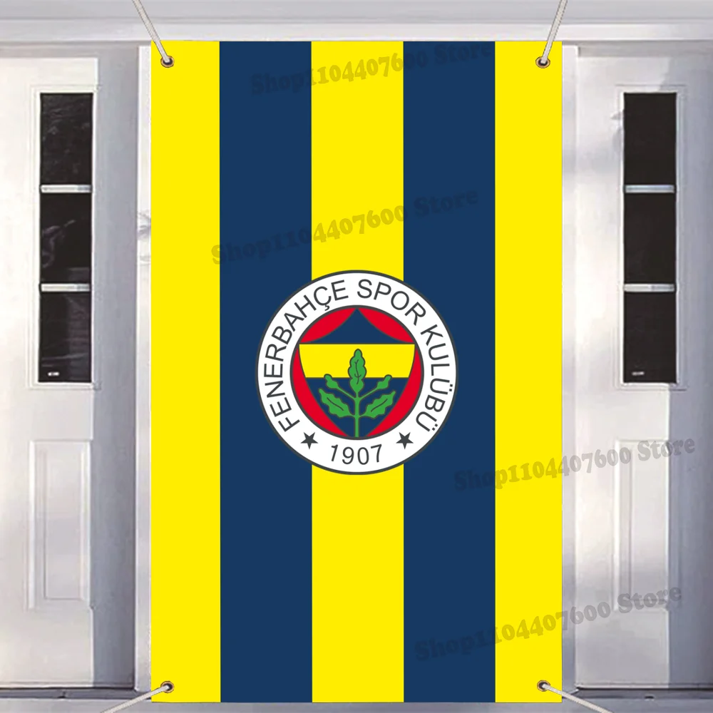 Football Game F-Fenerbahces-S 1907 Flag Funny Flags Room Decor Garden Wall Flag Workshop Flags for Rooms Outdoor Decorations