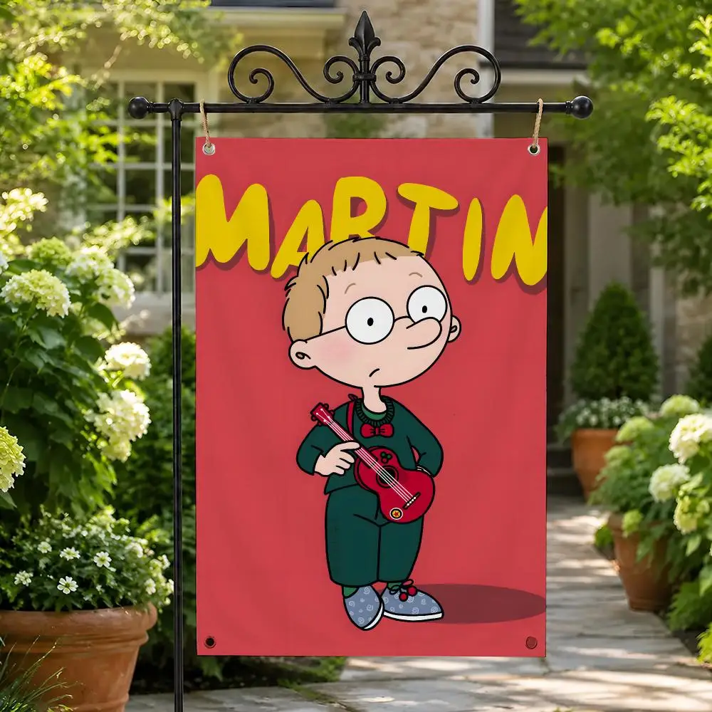 Moive M-Martin Morning Flags Vertical Flag For Garden Party Living Room Home Wall Decor Bedroom Outdoor