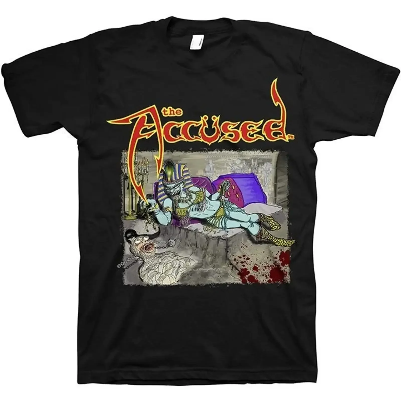 The Accused Band Return Of Martha Splatterhead schwarz S 5XL T Shirt VK077 vintage Washed Soft graphic Versatile