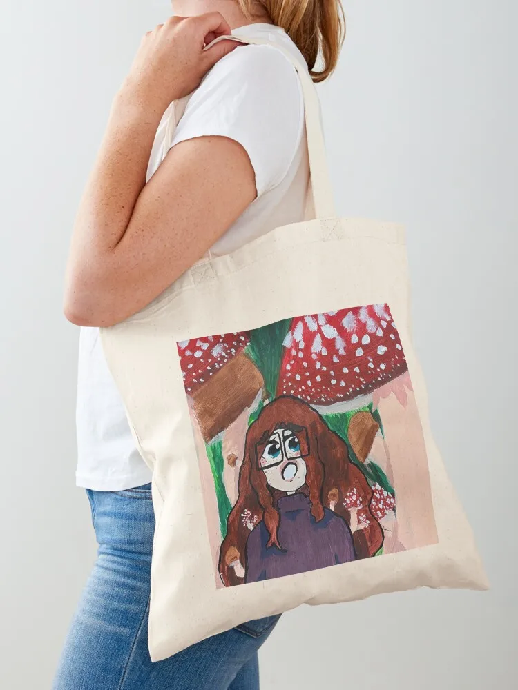 

Mushroom lady Tote Bag large tote bag free delivery bags hand bags Women bags