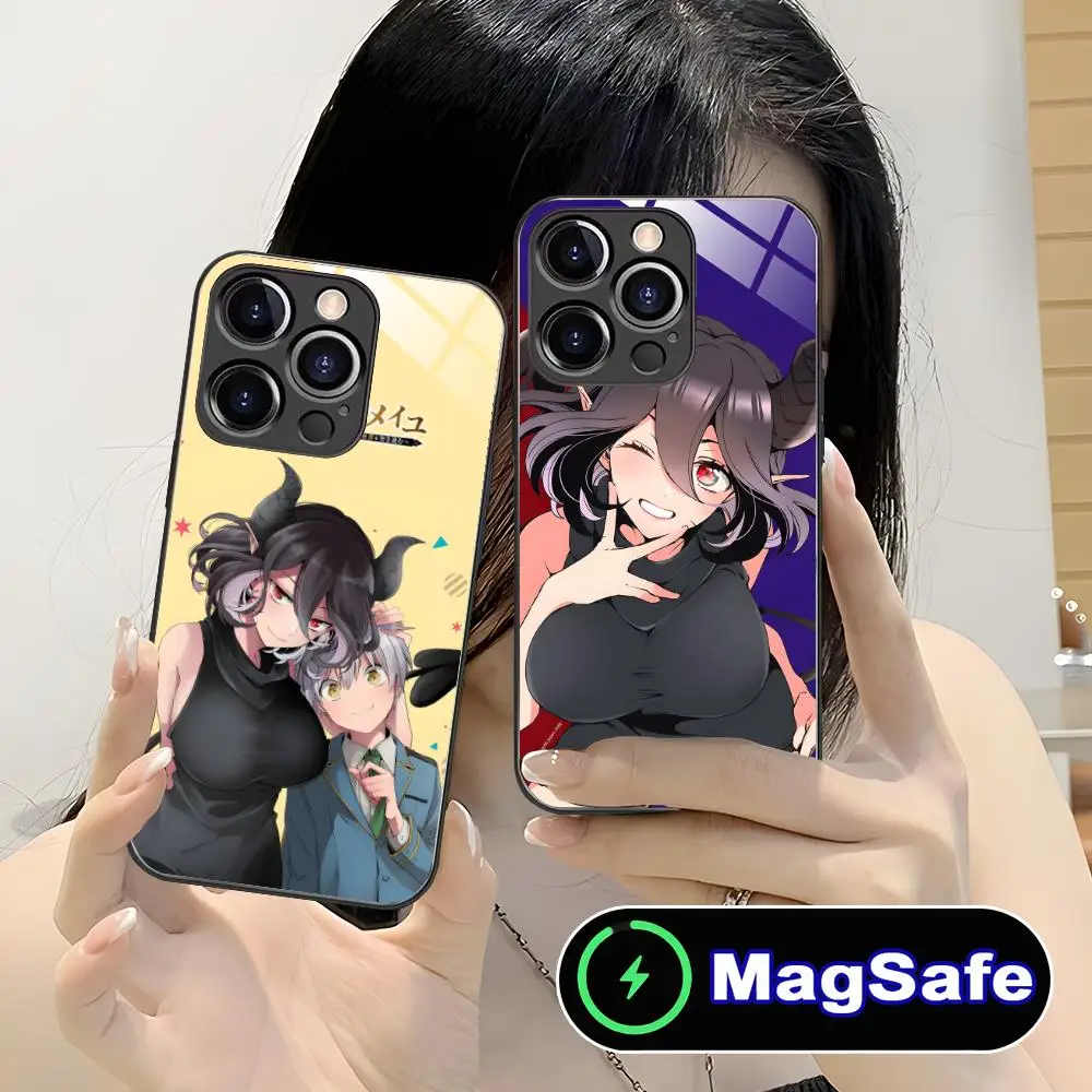 

Чехол для мобильного телефона Kinsou Vermeil для iPhone 16, 15, 14, 13, 12, 11 Pro Max Plus Mini MagSafe, защитное стекло, роскошное, красивое