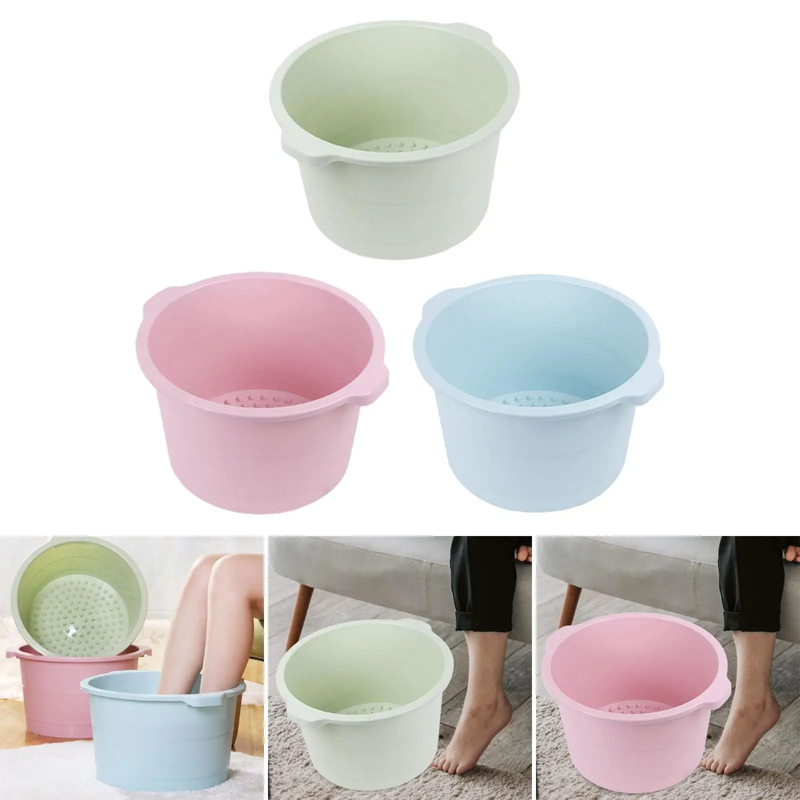 Foot Massage Bucket Convenient Durable Multipurpose Foot Soak Tub for Feet Relaxation at Home Soaking Feet Toe Nails and Ankles