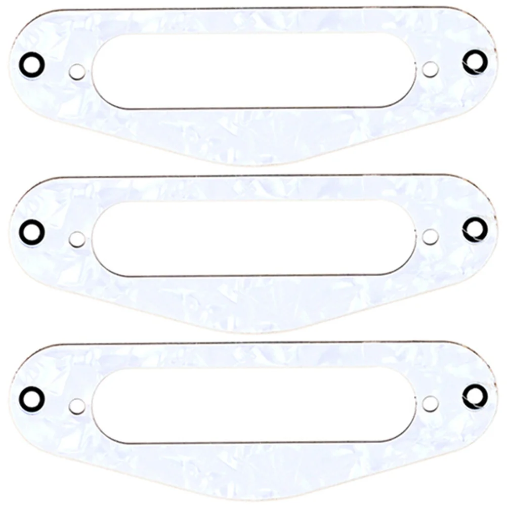 

3 Pcs Electric Guitar Pickup Ring Instruments Single Coil Accessories Mounting Replacement