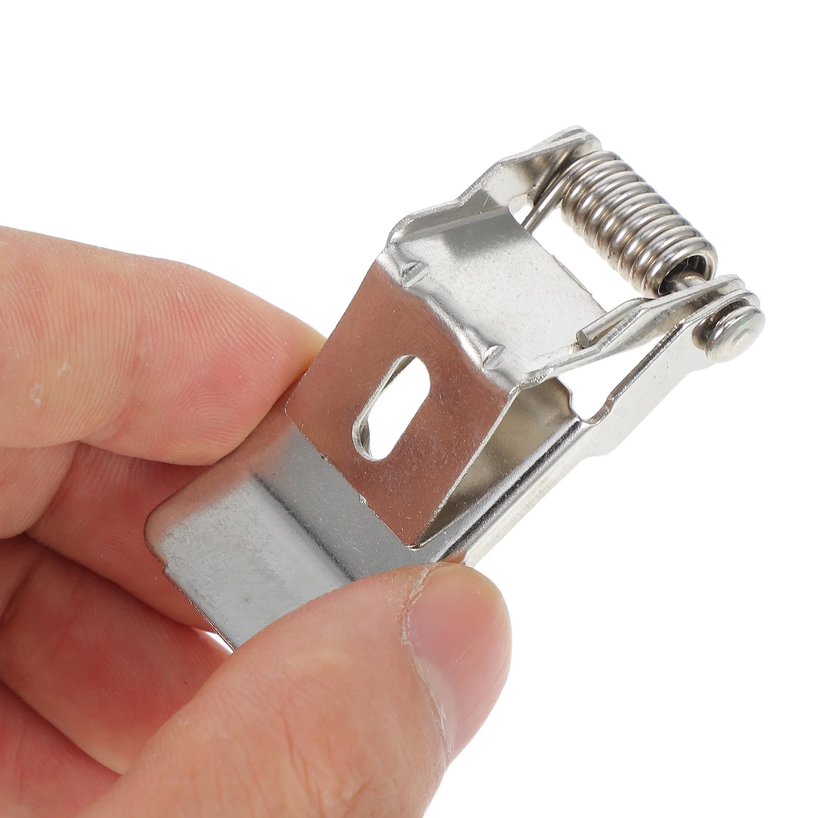 10 قطعة مشابك زنبركية خفيفة مجوفة مادة حديدية سهلة التركيب لملحقات مصباح لوحة LED النازل التحديثية