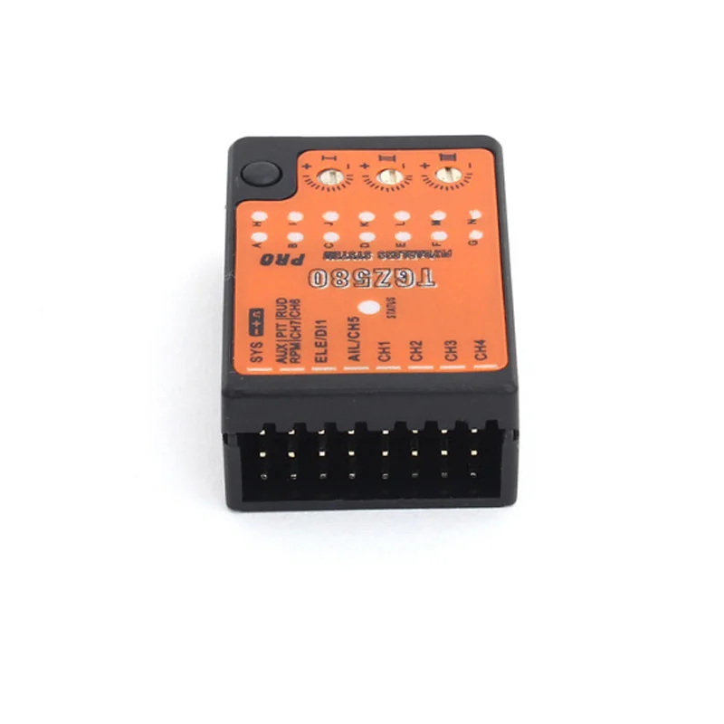 Flybarless 4.5~10V RC TGZ580 3-Axis Gyro FBL Altitude Control Smart Flight System For RC Helicopter T-Rex 250-800