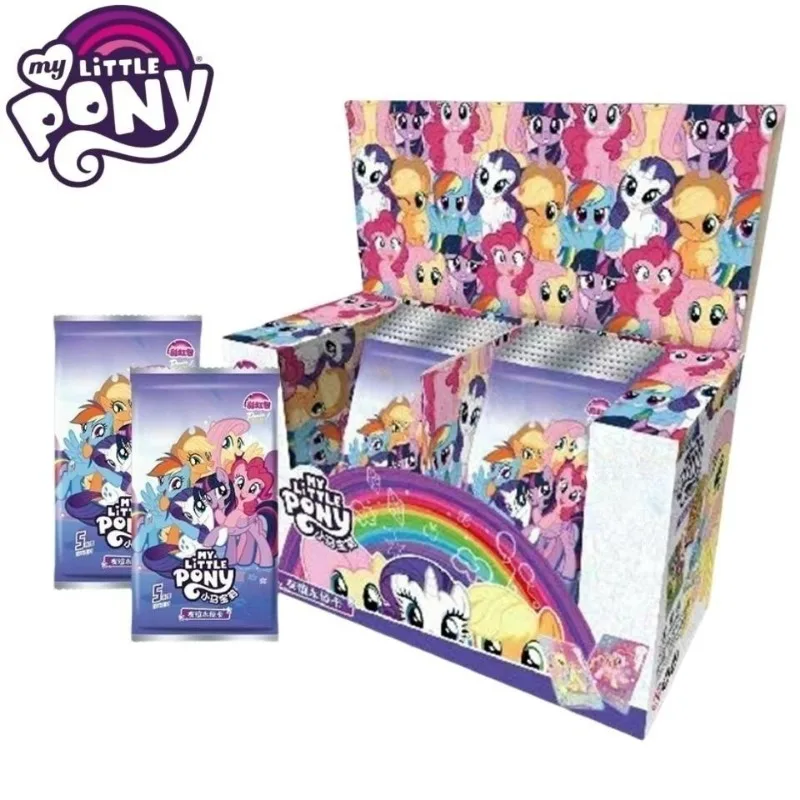 My Little Pony Anime Peripheral Card Rainbow Pack 2nd Bomb SSR Card Tour Genuine Card UR Game Collection Card Children\'s Toys