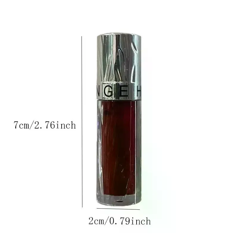 HERORANGE Water Glossy Lip Glaze, Nieblaknący, Nieklejący się, Nawilżający, Super Pigmentowany, Długotrwały, Prezent na Boże Narodzenie