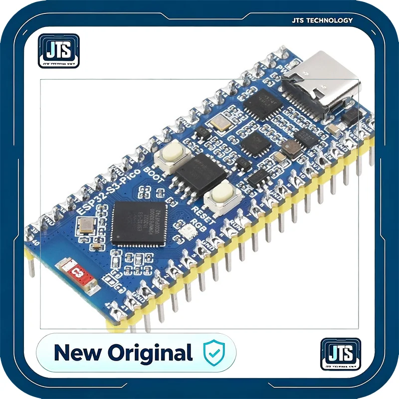 ESP32-S3 Microcontroller Board, 32-bit LX7 Dual-Core Processor, WiFi & Bluetooth IoT Development Board