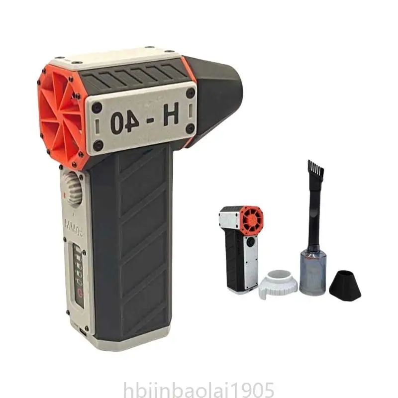 Портативный вентилятор с турбонаддувом E74E с длительной батареей и магнитной конструкцией сопла