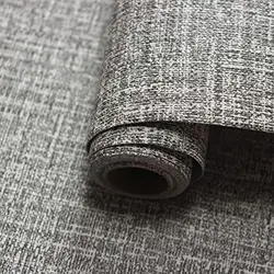 Linen Peel and Stick Wallpaper Grasscloth Self Adhesive Contact Paper Waterproof Textured Wall Paper for Wall Sticker Home Decor