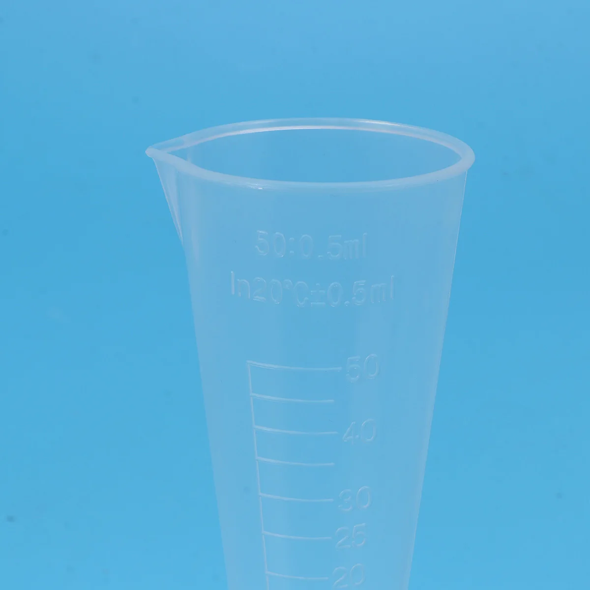

2Pcs Graduated Cone Measuring Cups Clear Plastic Measurement Cups for Liquid Powder Use 50Ml 100Ml