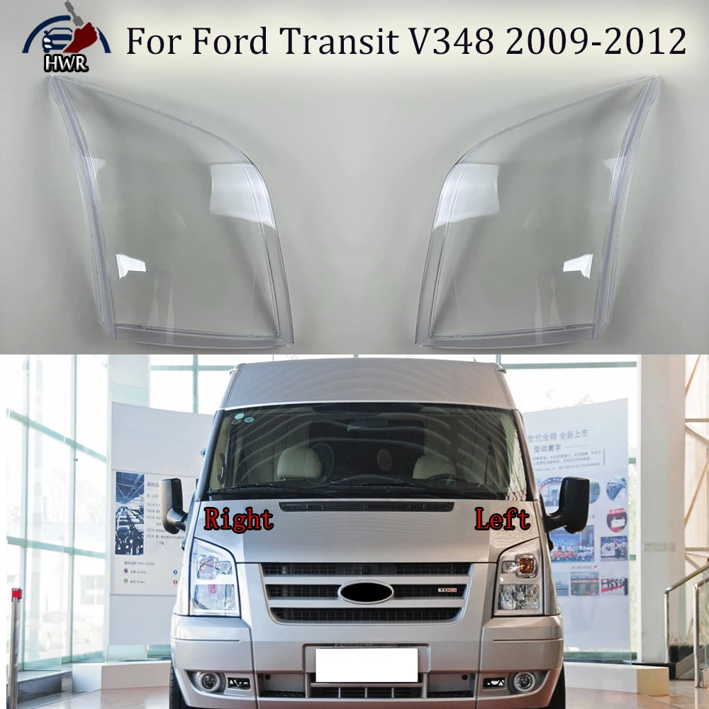 Headlamp Cover Transparent Headlight Shell Plexiglass Replace The Original Lampshade For Ford Transit V348 2009 2010 2011 2012