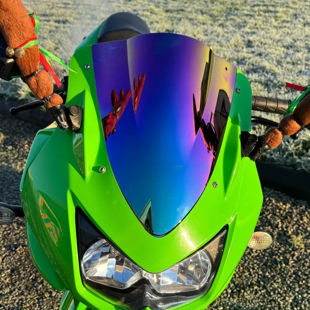 For Kawasaki Ninja 250 EX250 R ZX250R EX ZX 250R 2008 2009 2010 2011 2012 Motorcycle Screen Windshield WindScreen Wind Deflector
