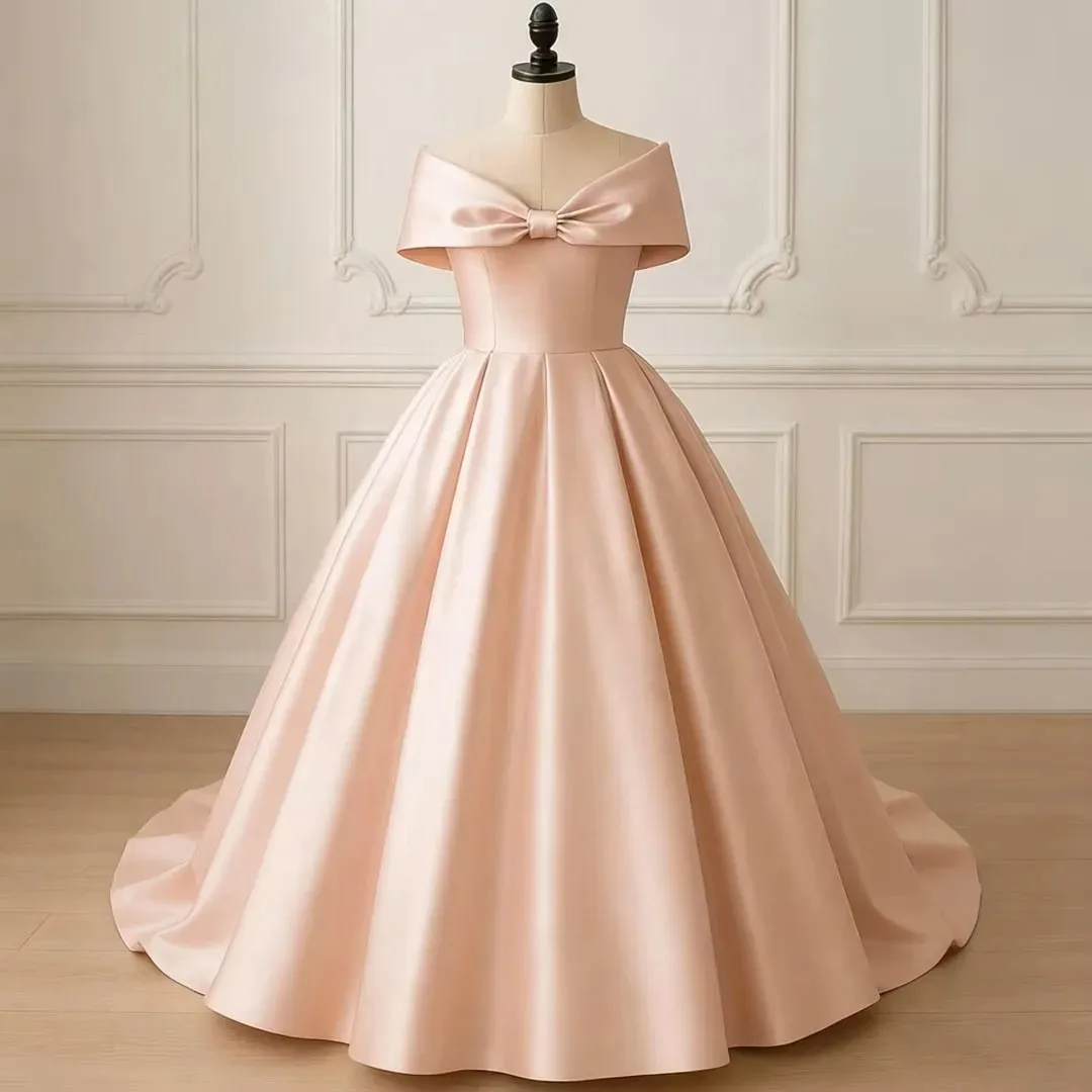 customized-white-classic-blue-off-the-shoulder-flower-girl-dresses-bow-a-line-wedding-party-dress-floor-length-birthday-dress