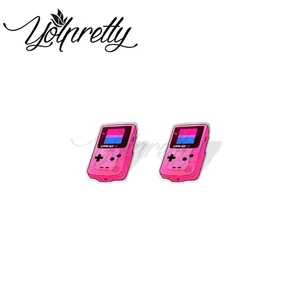 Buntes Computerspiel Pride Acryl Boy Jungen Gefängnis Scasting Epoxy Epoxy Ohrohr -Mode -Schmuckohrringe für weibliche Mädchen 6 Hauptverkaufs -Ohrring -LGBT -Stolz - №4