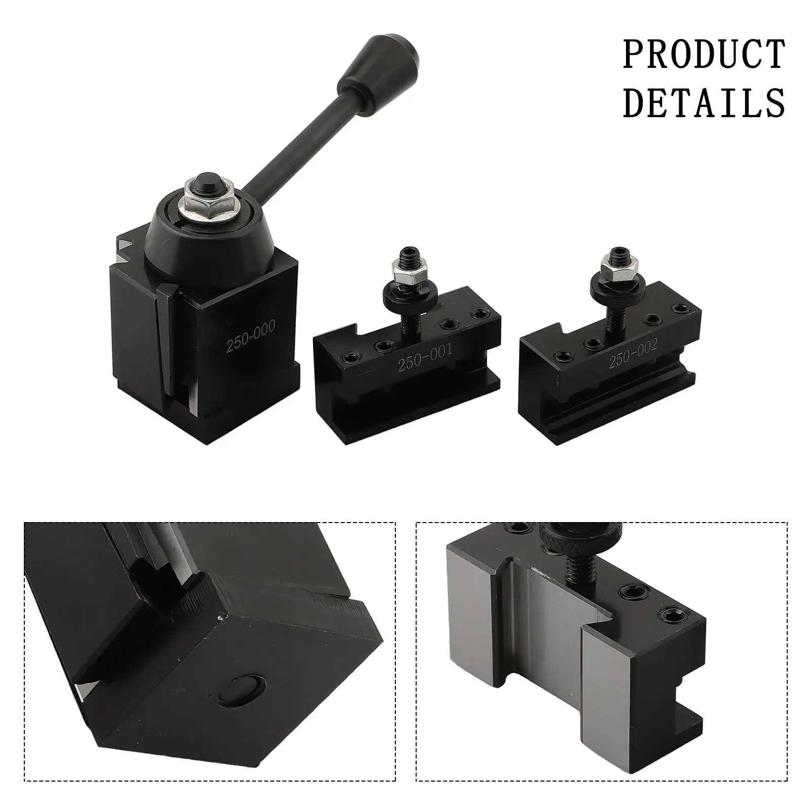 

Wedge Wedge Type Tool Post Tool Holder Post Holder Tool Tools Turning Tool Holder Wedge Type 250-001 3Pcs Boring