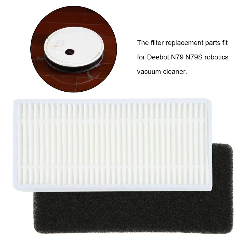 5pcs Filter Replacement Parts Fit For Deebot N79 N79S Robotic Vacuum Cleaner Accessories